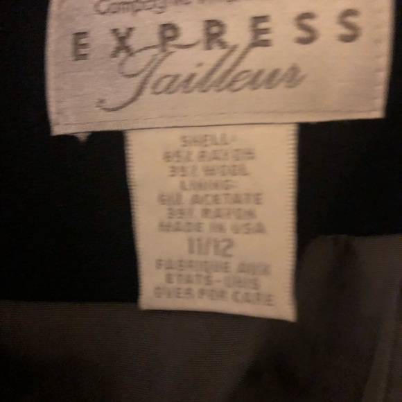 Campagnie Internationale Express Black Mini Skirt - Picture 3 of 3